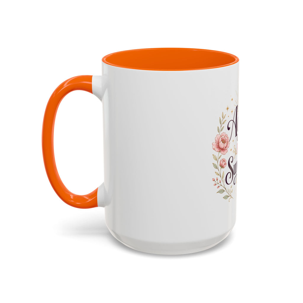 Aging Is My Superpower Coffee Mug — Floral 11/15oz Accent Mug for Moms & Grandparents