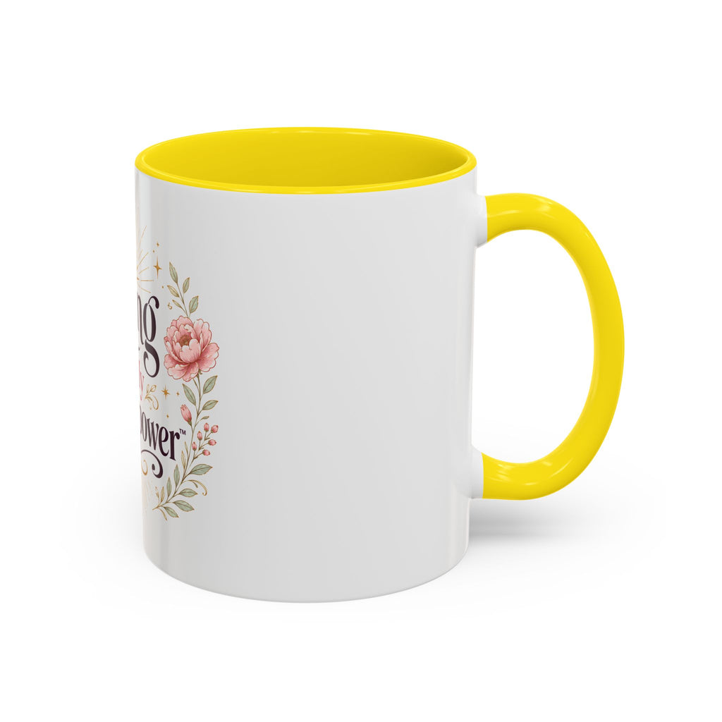 Aging Is My Superpower Coffee Mug — Floral 11/15oz Accent Mug for Moms & Grandparents