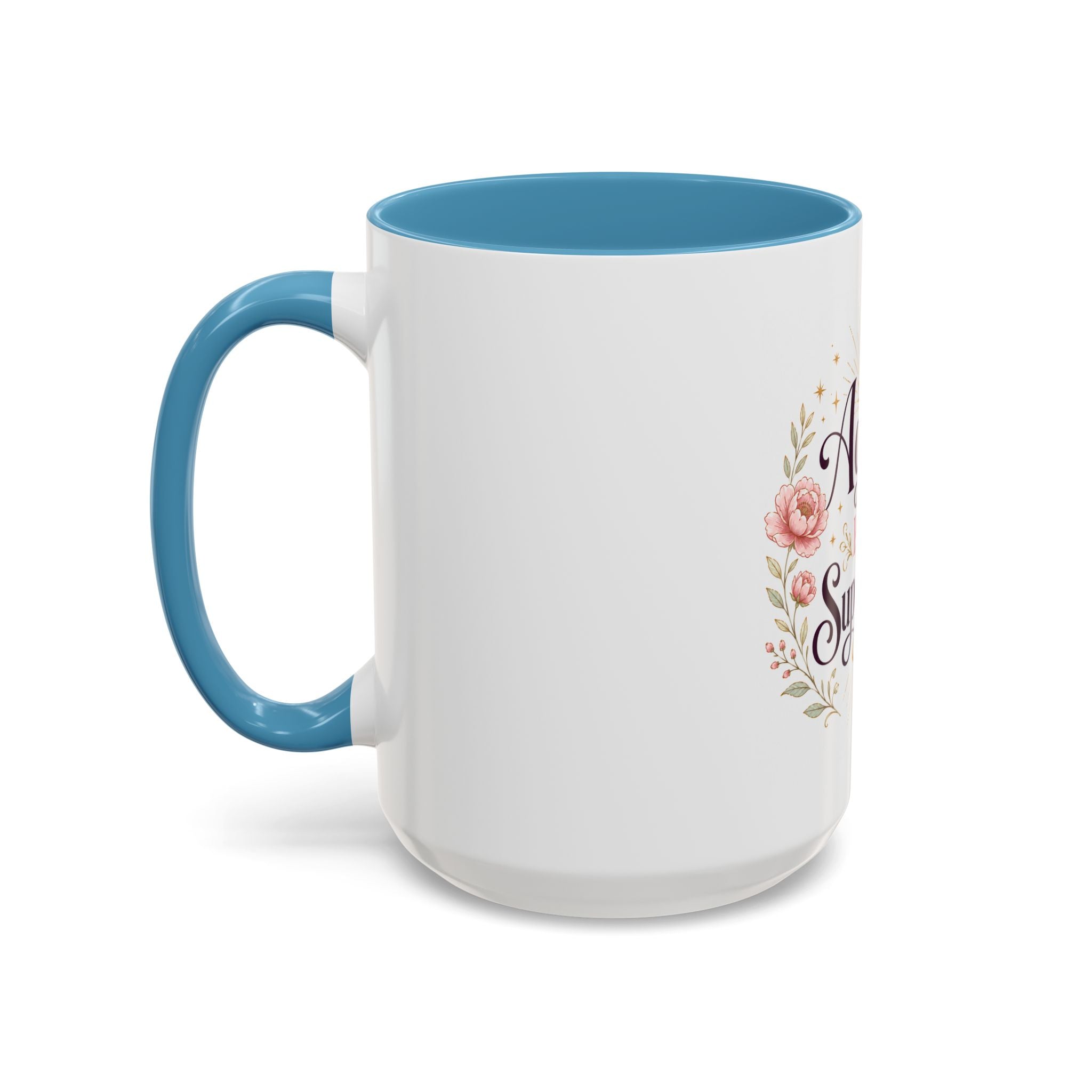 Aging Is My Superpower Coffee Mug — Floral 11/15oz Accent Mug for Moms & Grandparents