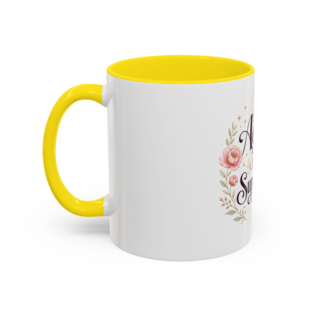 Aging Is My Superpower Coffee Mug — Floral 11/15oz Accent Mug for Moms & Grandparents