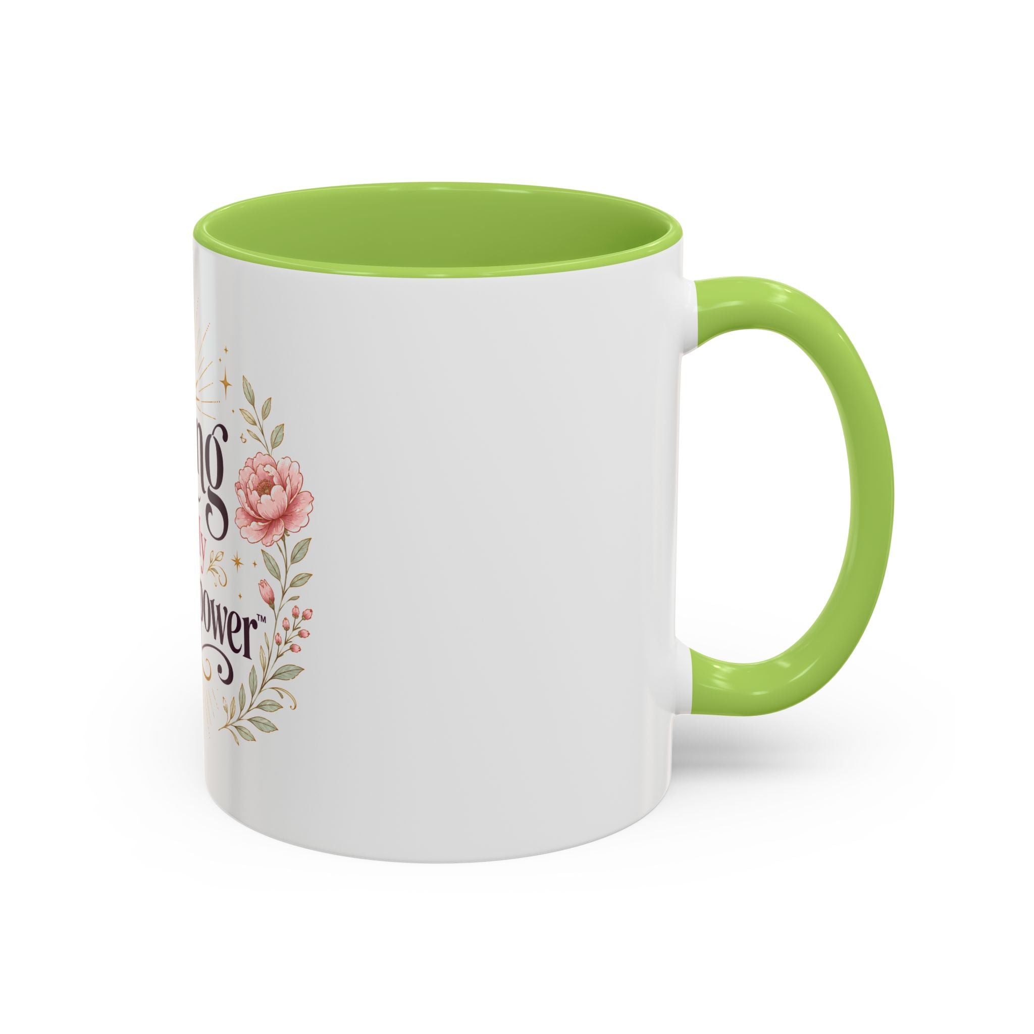 Aging Is My Superpower Coffee Mug — Floral 11/15oz Accent Mug for Moms & Grandparents