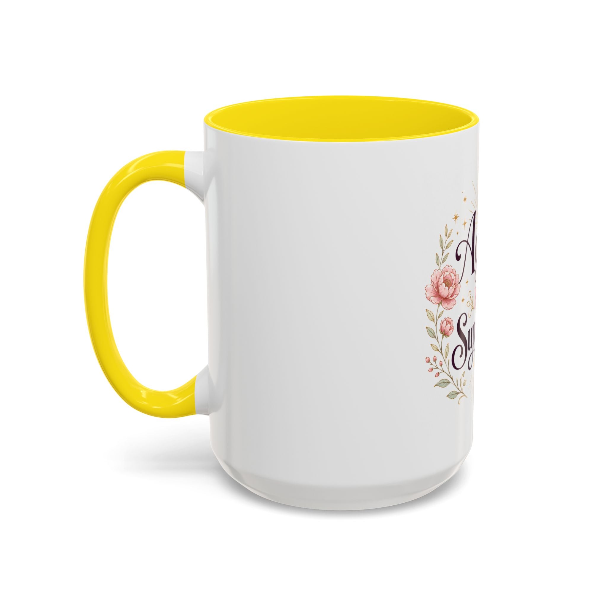 Aging Is My Superpower Coffee Mug — Floral 11/15oz Accent Mug for Moms & Grandparents