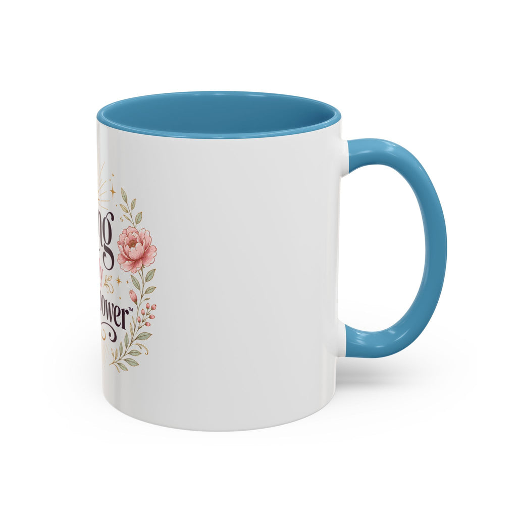 Aging Is My Superpower Coffee Mug — Floral 11/15oz Accent Mug for Moms & Grandparents
