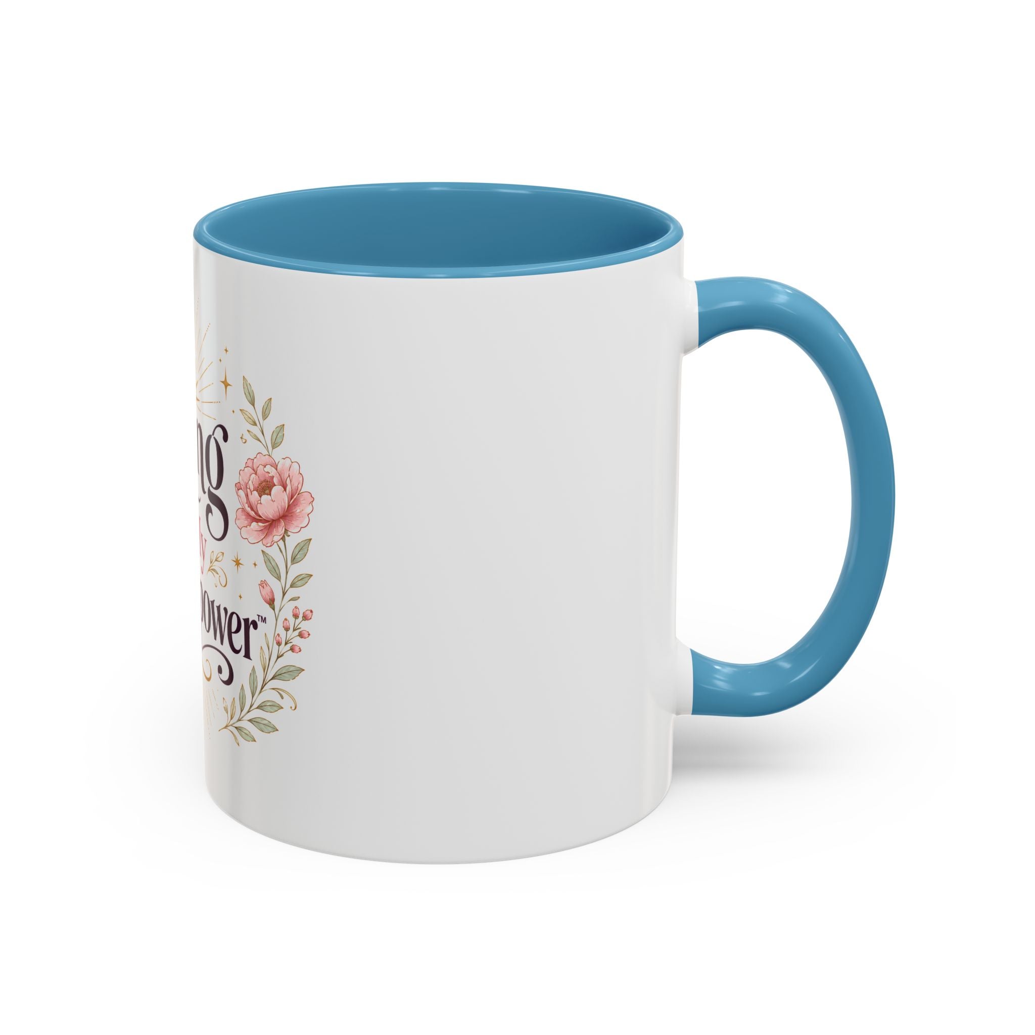 Aging Is My Superpower Coffee Mug — Floral 11/15oz Accent Mug for Moms & Grandparents