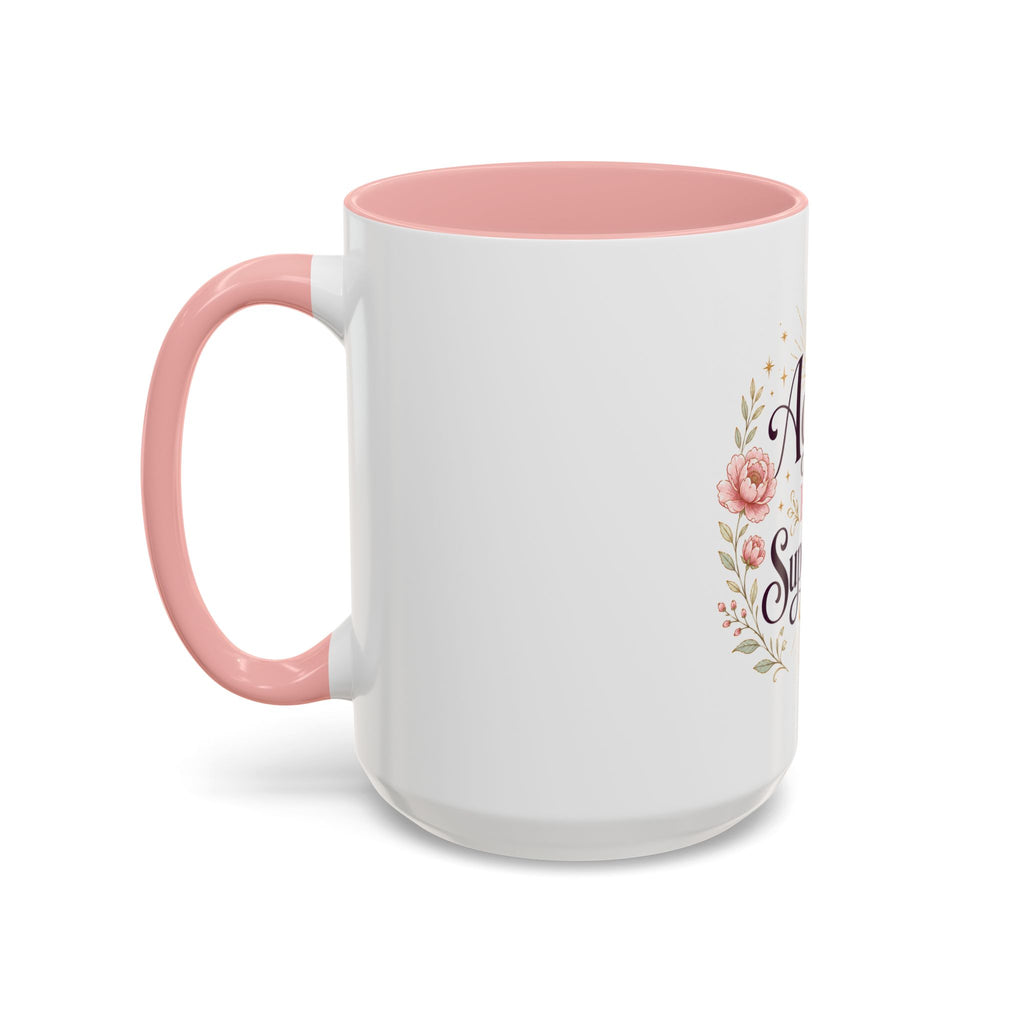 Aging Is My Superpower Coffee Mug — Floral 11/15oz Accent Mug for Moms & Grandparents