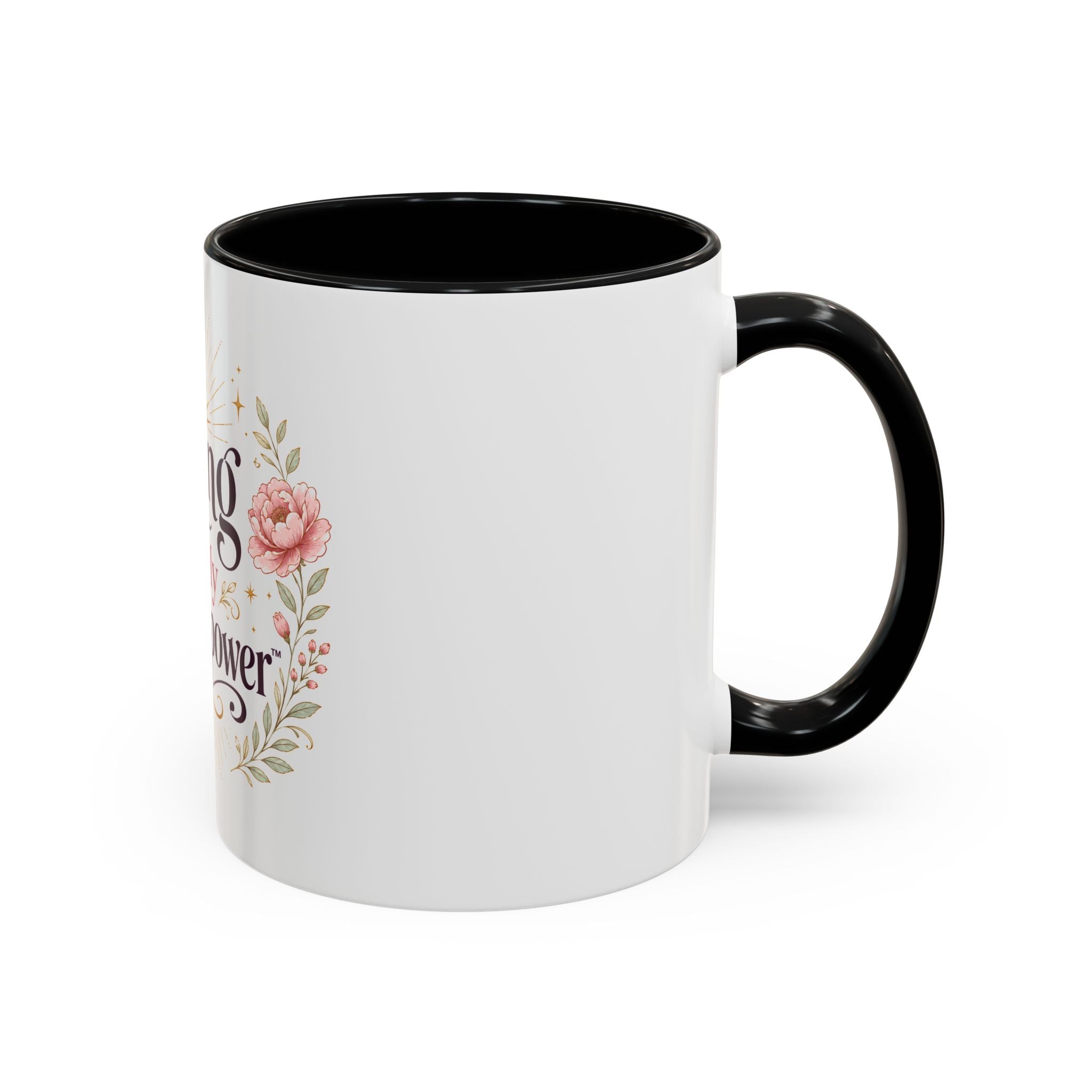 Aging Is My Superpower Coffee Mug — Floral 11/15oz Accent Mug for Moms & Grandparents