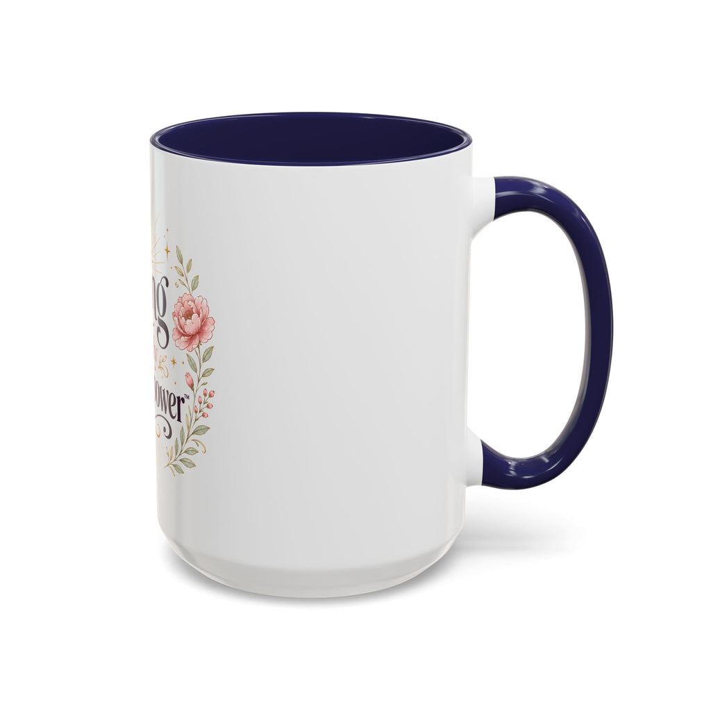 Aging Is My Superpower Coffee Mug — Floral 11/15oz Accent Mug for Moms & Grandparents
