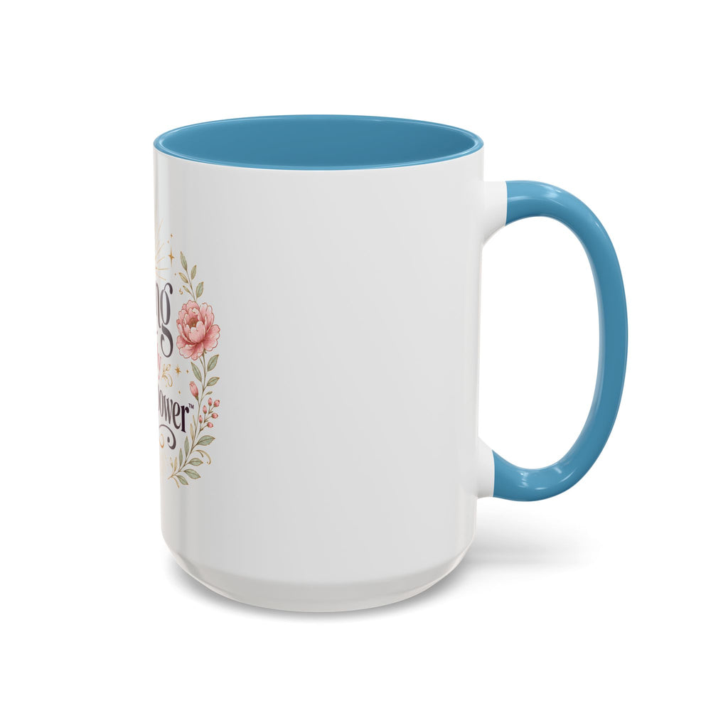 Aging Is My Superpower Coffee Mug — Floral 11/15oz Accent Mug for Moms & Grandparents