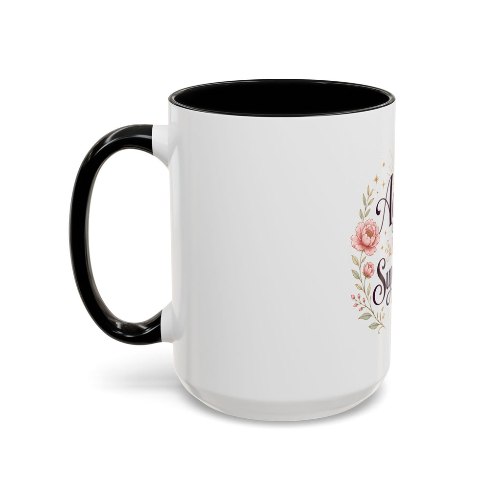 Aging Is My Superpower Coffee Mug — Floral 11/15oz Accent Mug for Moms & Grandparents