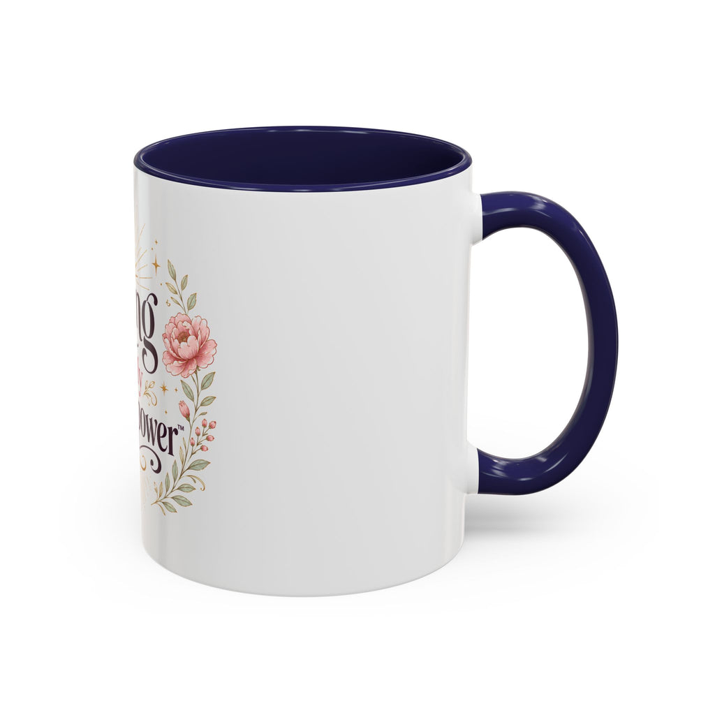 Aging Is My Superpower Coffee Mug — Floral 11/15oz Accent Mug for Moms & Grandparents