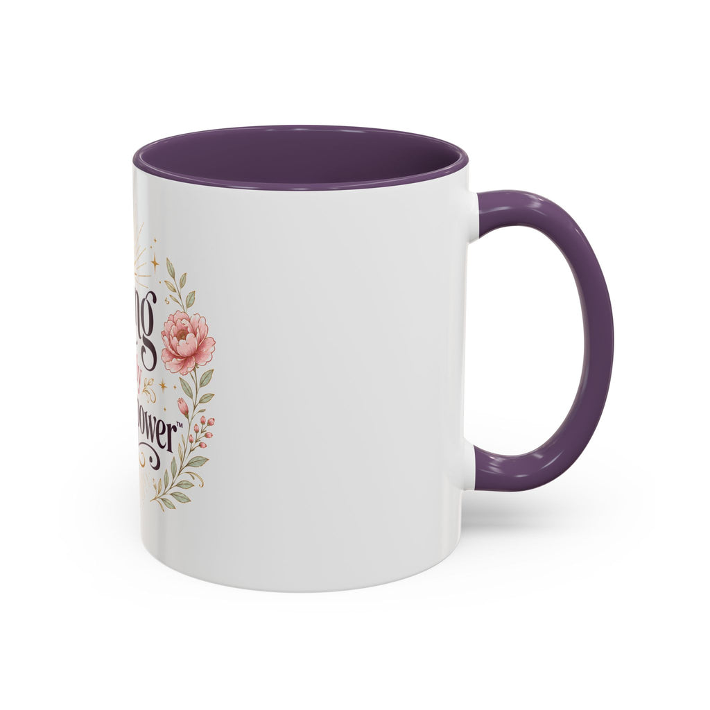 Aging Is My Superpower Coffee Mug — Floral 11/15oz Accent Mug for Moms & Grandparents