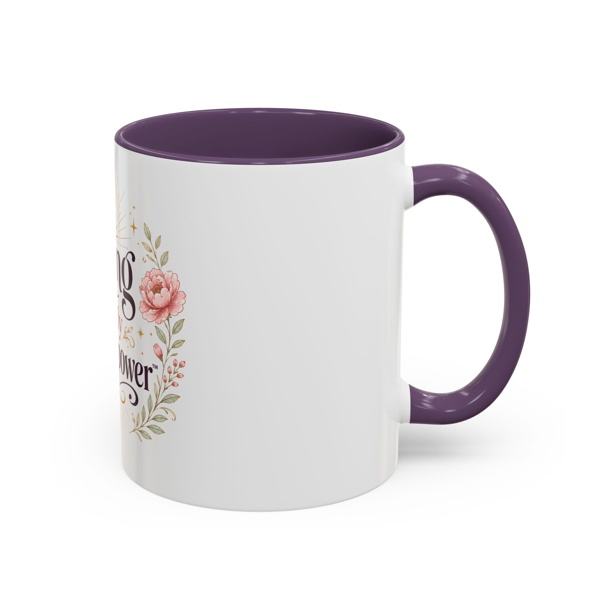 Aging Is My Superpower Coffee Mug — Floral 11/15oz Accent Mug for Moms & Grandparents